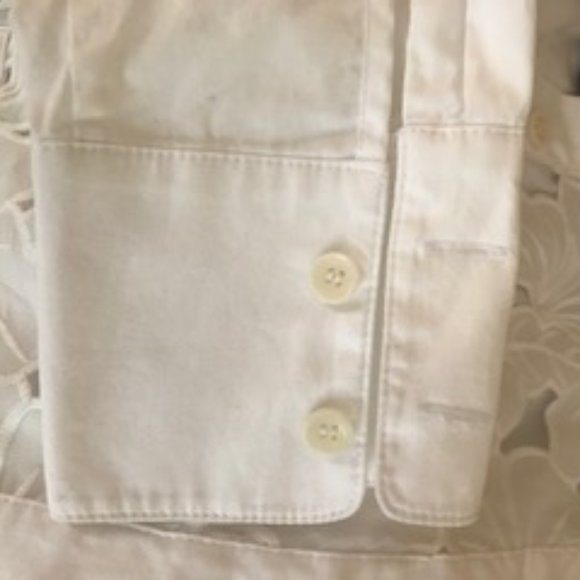 BCBG Maxazria High-Low Blouse with Lace Detail - Picture 11 of 13